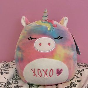 NWT Squishmallow Esmeralda Unicorn 8" Valentine's Day 2021 Tie-Dye